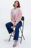 Strawberry Milkshake Pointelle Cardigan