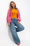 Pink & Orange Ombre Cardigan