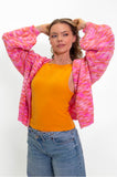 Pink & Orange Ombre Cardigan