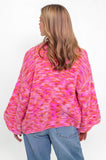Pink & Orange Ombre Cardigan