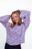 Pink & Blue Ombre Jumper