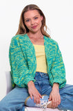 Lime & Blue Ombre Cardigan