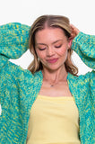 Lime & Blue Ombre Cardigan