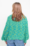 Lime & Blue Ombre Cardigan