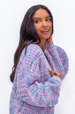 Pink & Blue Ombre Cardigan