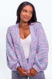Pink & Blue Ombre Cardigan