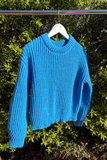 Blue Raspberry Chunky Knit Jumper