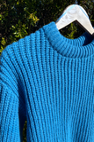 Blue Raspberry Chunky Knit Jumper