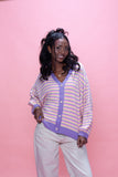 Ultra Violet Geo Cardigan