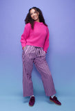 Hot Pink Chunky Knit Jumper