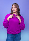 Aubergine Purple Jumper