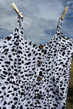 White Spot Cami Mini Sundress