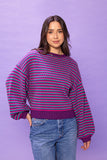 Plum Geo Jumper