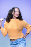 Apricot Chunky Knit Jumper