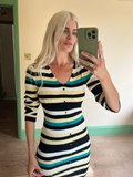 Stripe Bodycon Dress