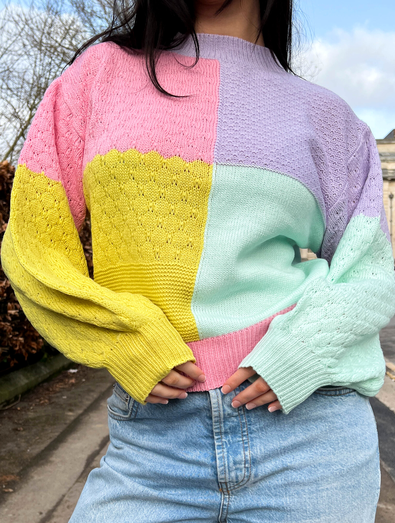 Patchwork jumper 2025