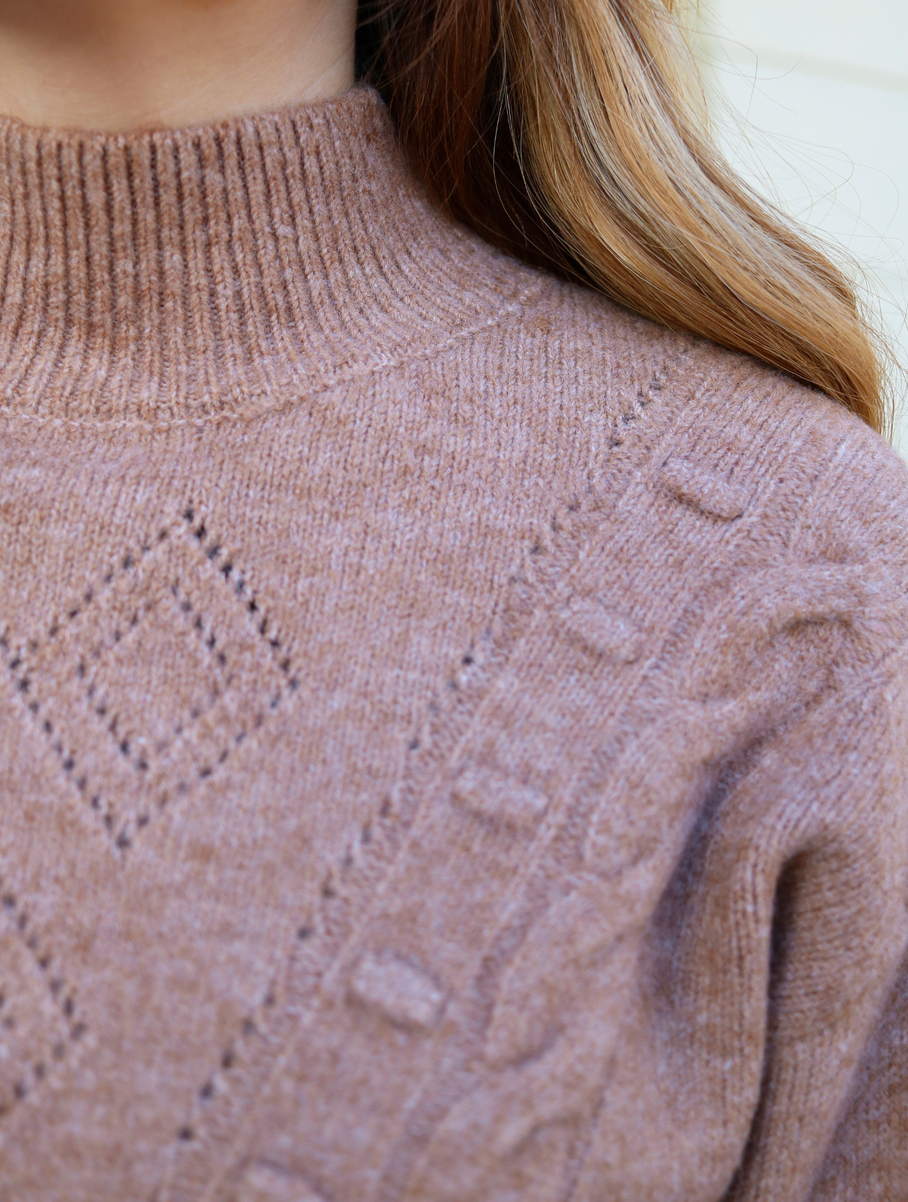Balloon sleeve 2025 knit jumper